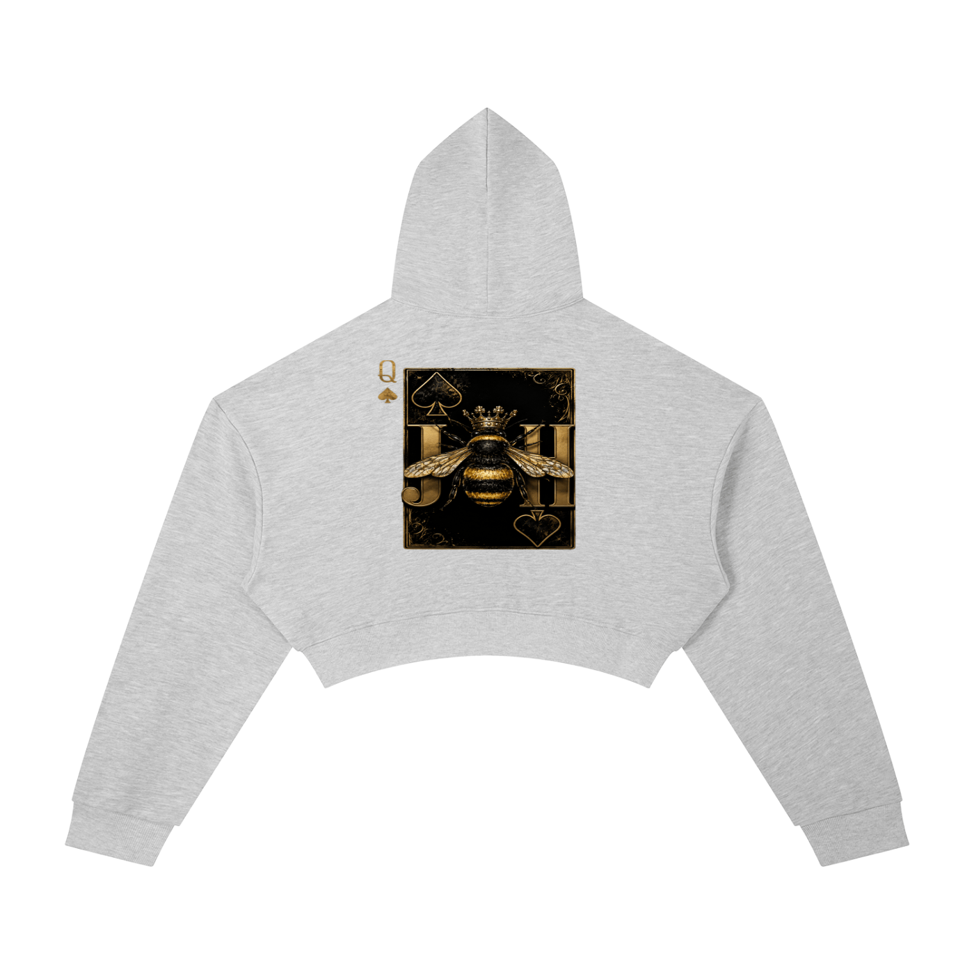 Queen Bee Cropped Hoodie