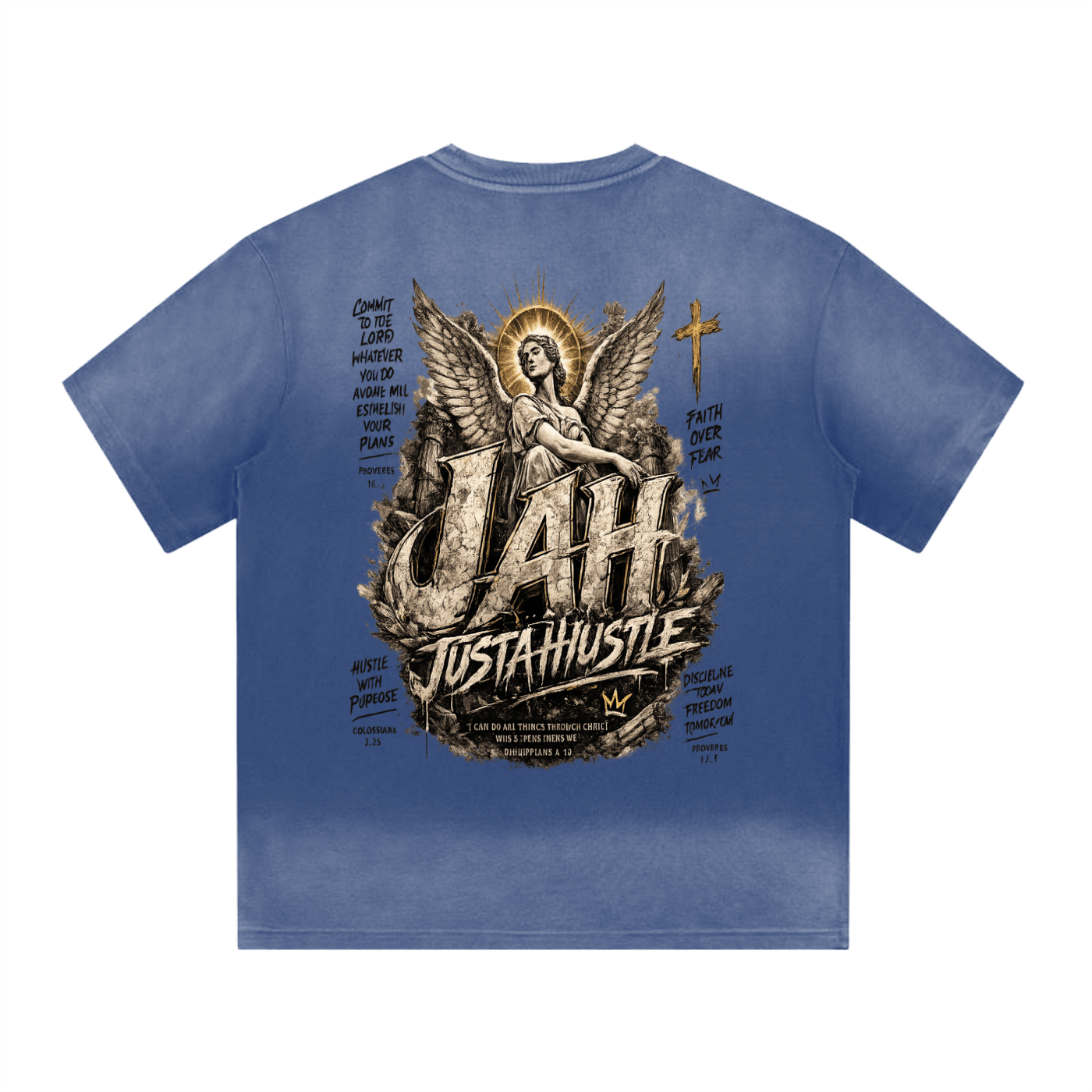 ODMPOD Statue Grind T-Shirt JustAHustle Premium Hustle Apparel