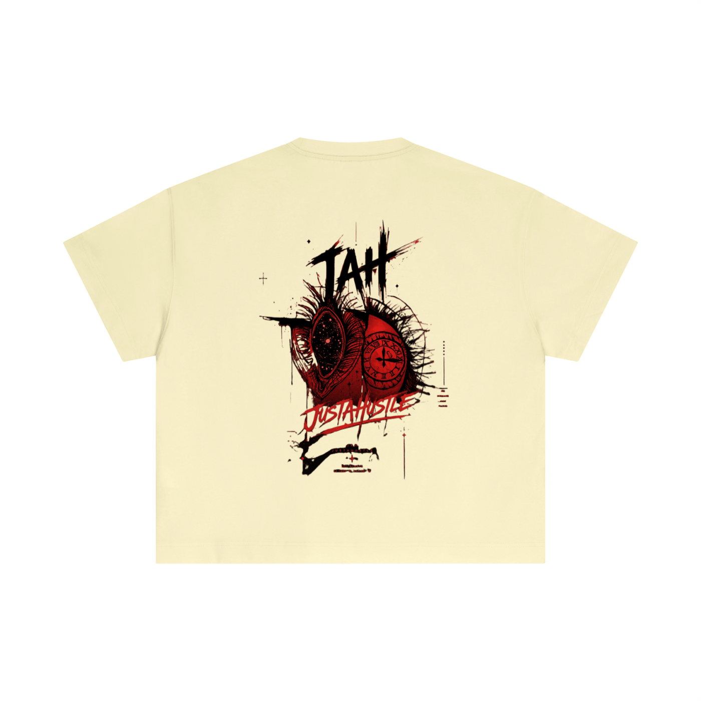 ODMPOD EYE OF THE HUSTLE Boxy T-Shirt JustAHustle Premium Hustle Apparel