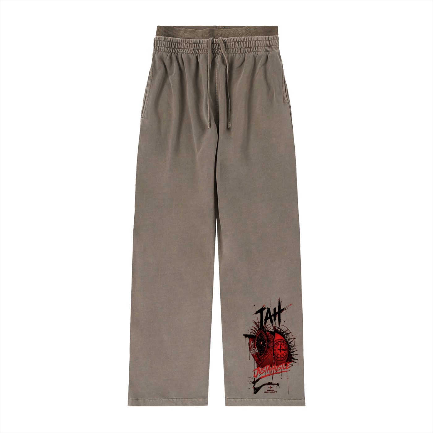 Crimson Eye Vintage Washed Waist Pants