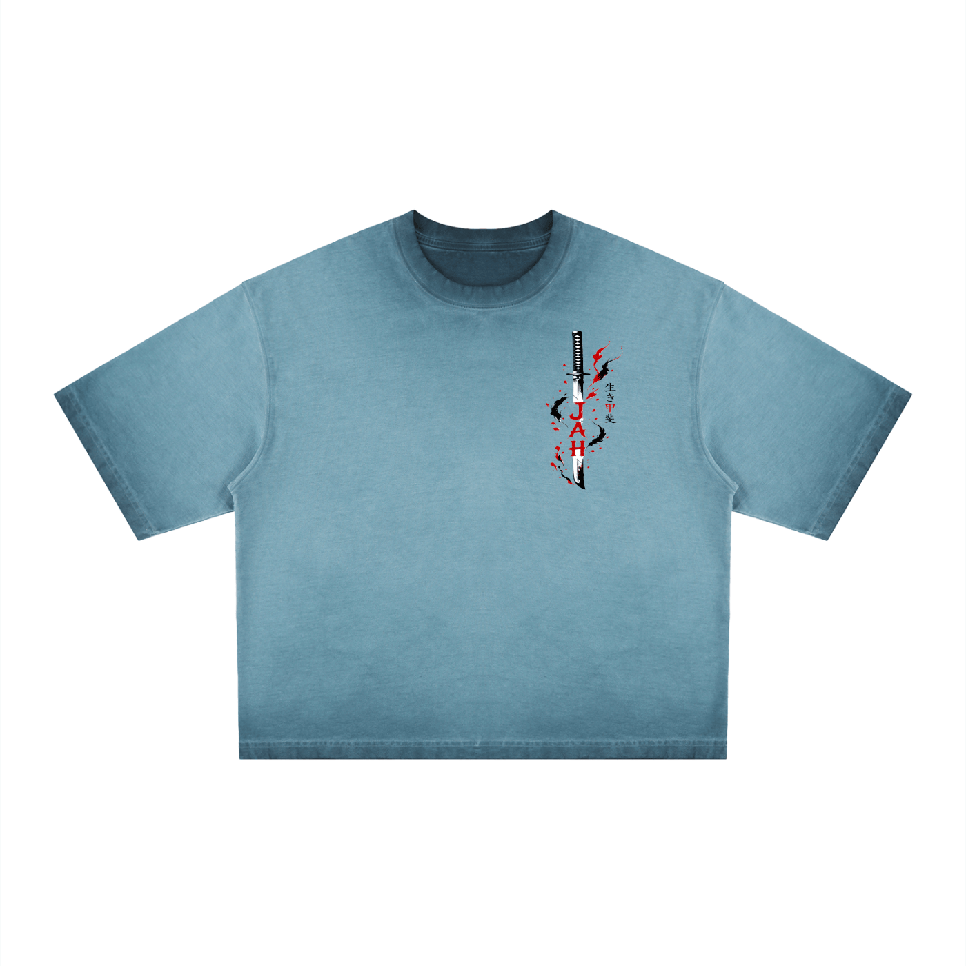 Monochrome Hustle Dyed Boxy T-Shirt
