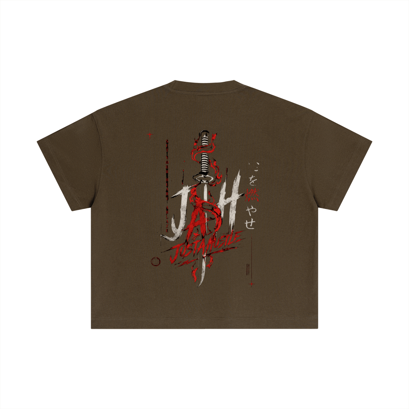 Scarlet Edge Boxy T-Shirt