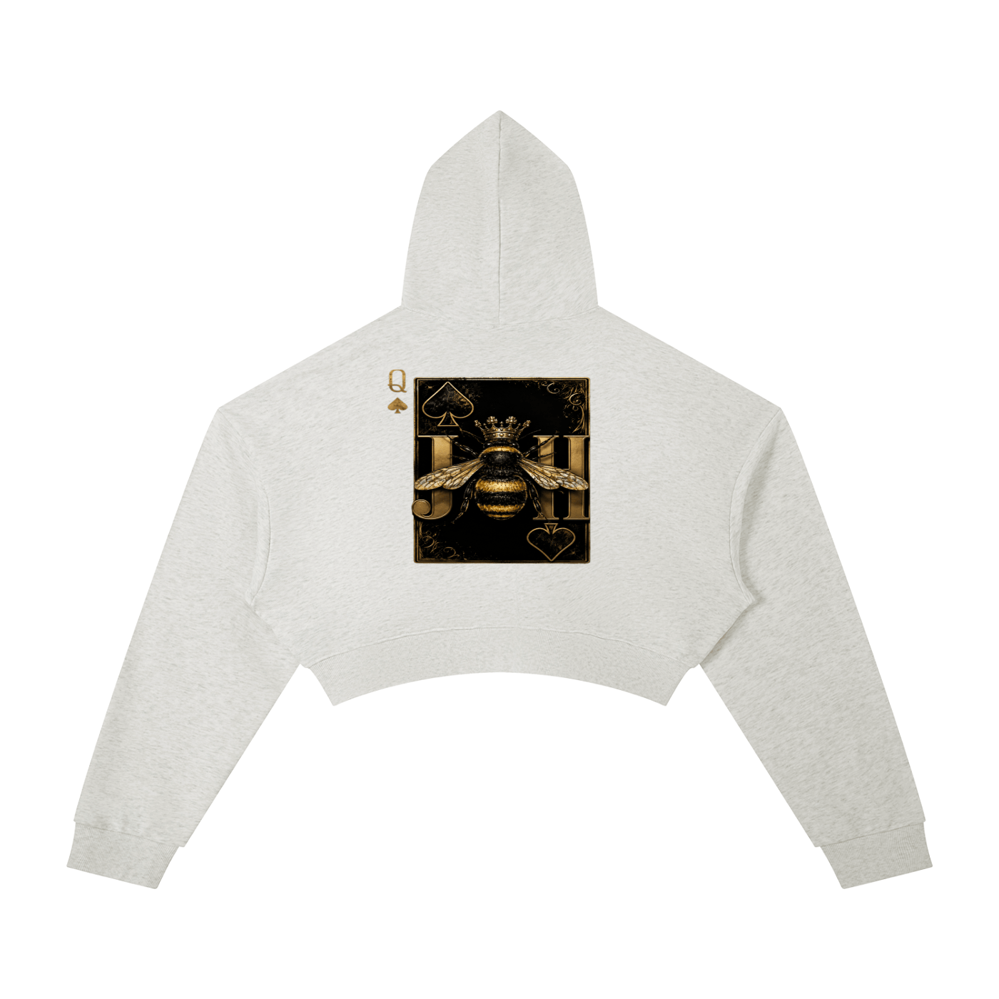 Queen Bee Cropped Hoodie