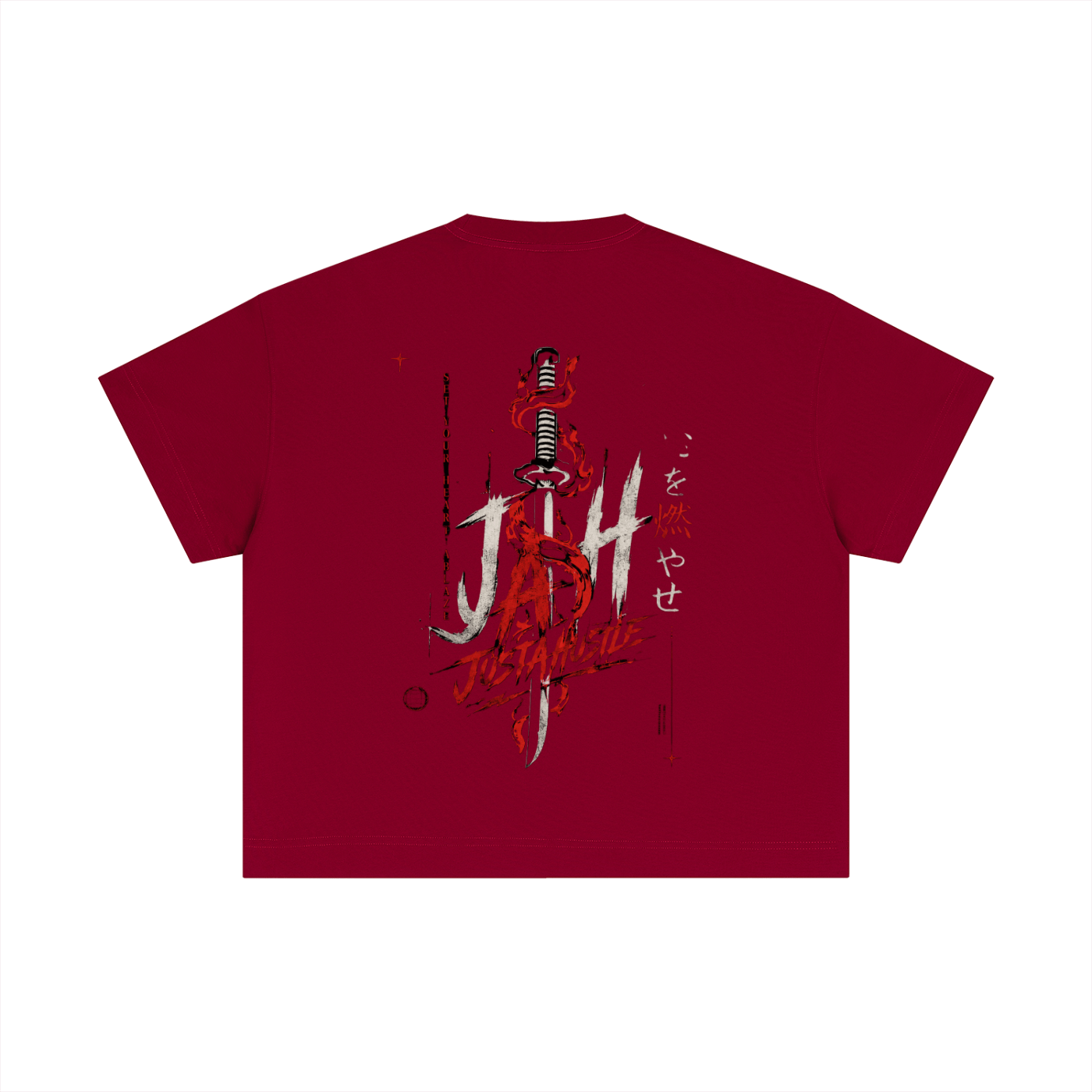 Scarlet Edge Boxy T-Shirt