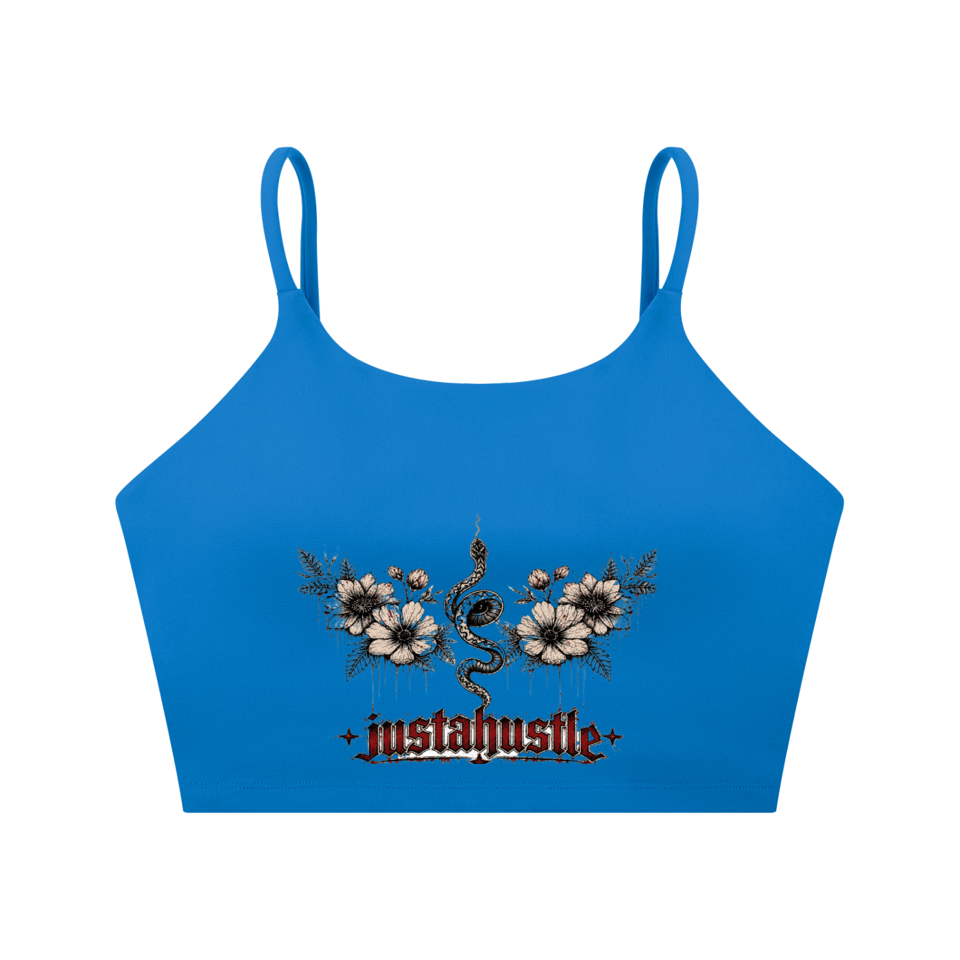 Bloom & Bite Spaghetti Strap Yoga Sports Bra