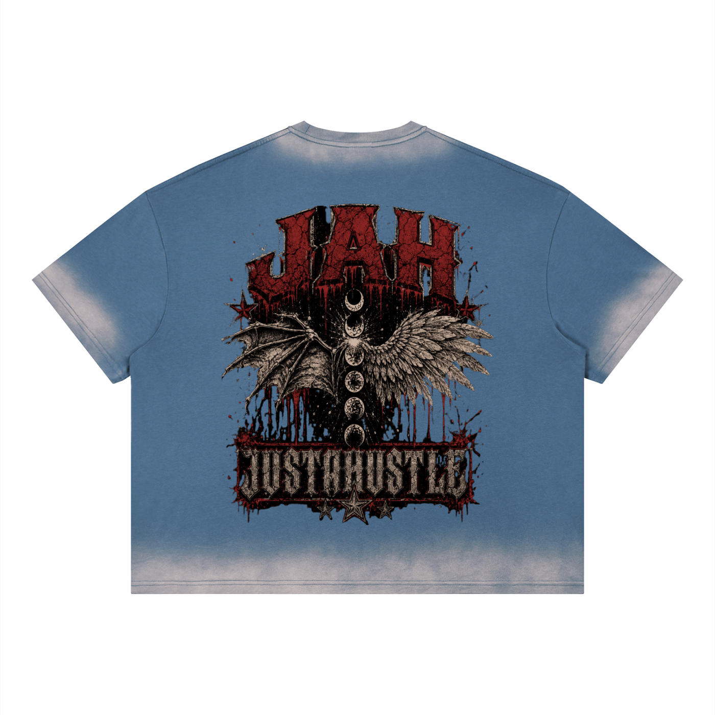 Jah D&A Boxy Sunfade Vintage Wash T-Shirt