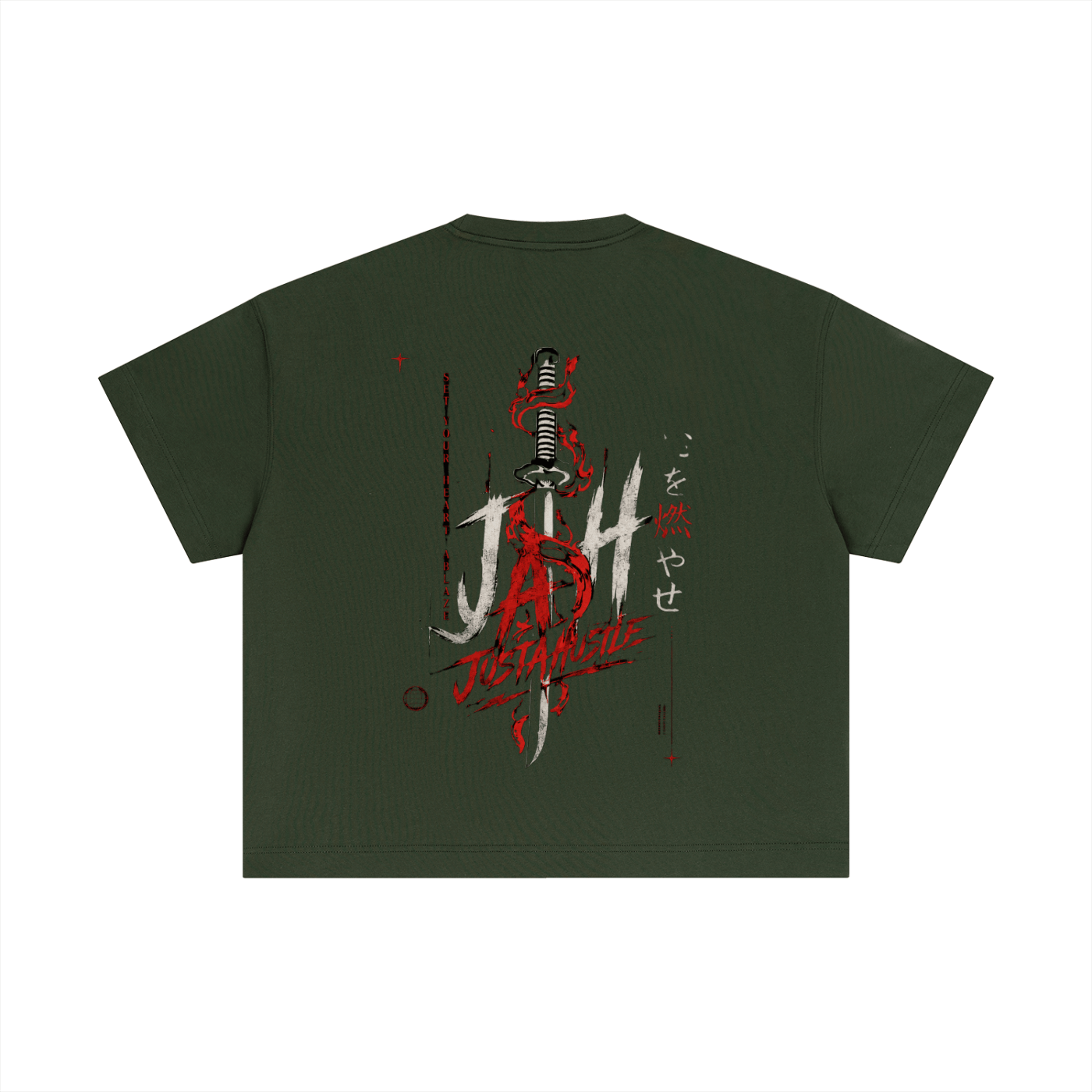 Scarlet Edge Boxy T-Shirt