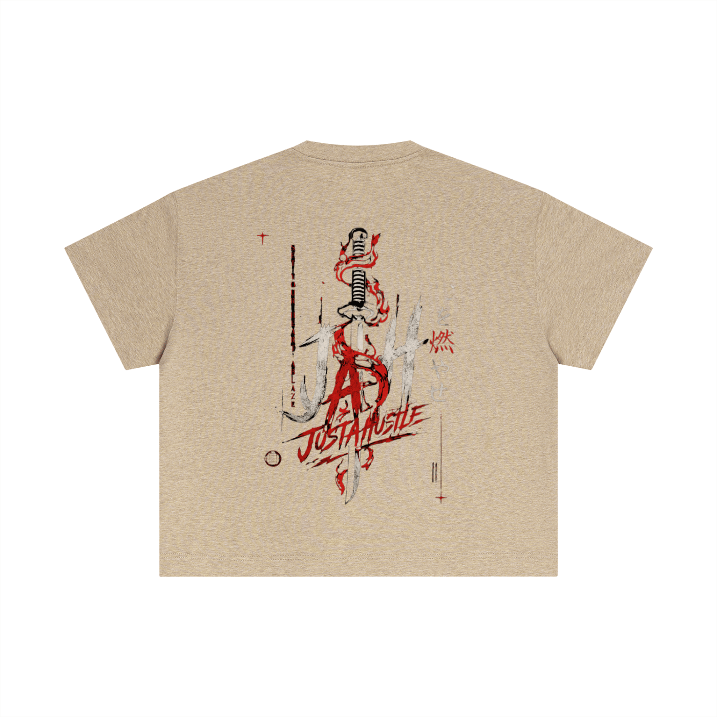 Scarlet Edge Boxy T-Shirt