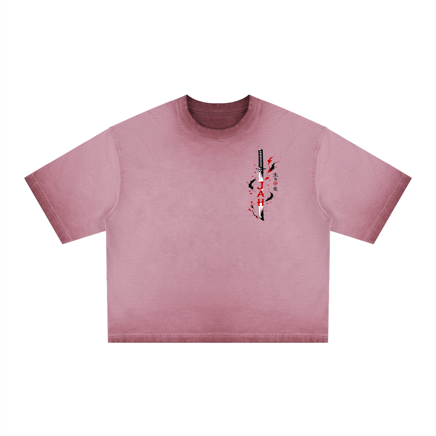 Monochrome Hustle Dyed Boxy T-Shirt