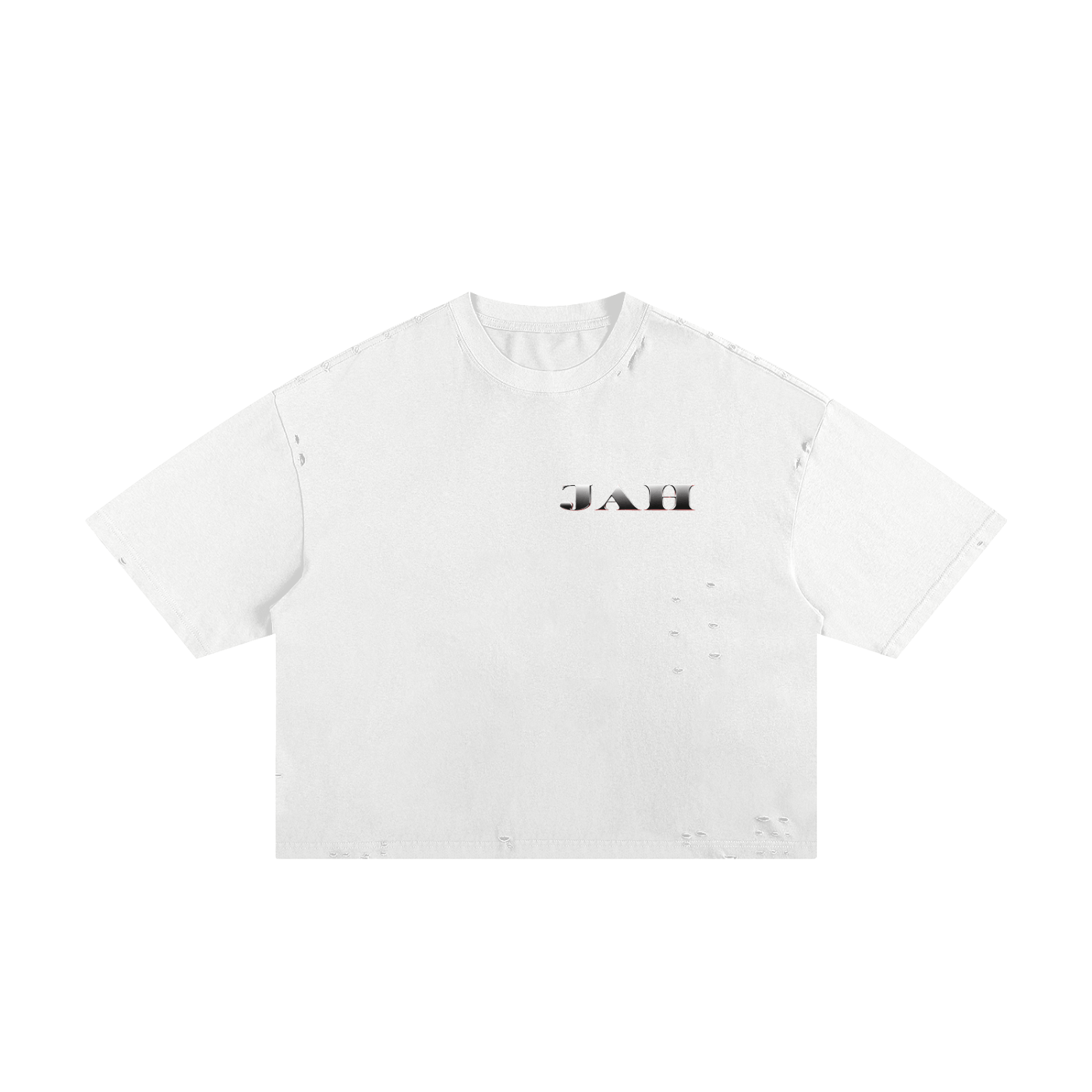 JAH  Frayed Boxy Tee
