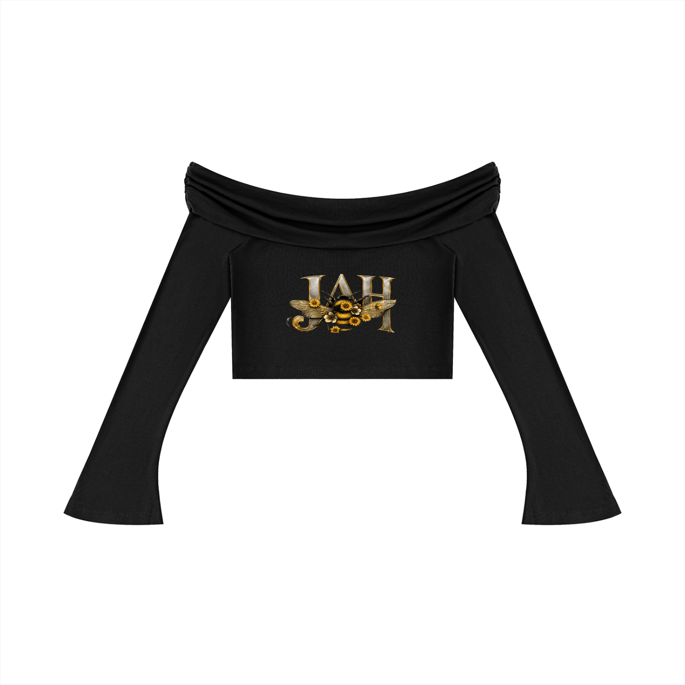Gilded Nocturne Jah Crop T-Shirt