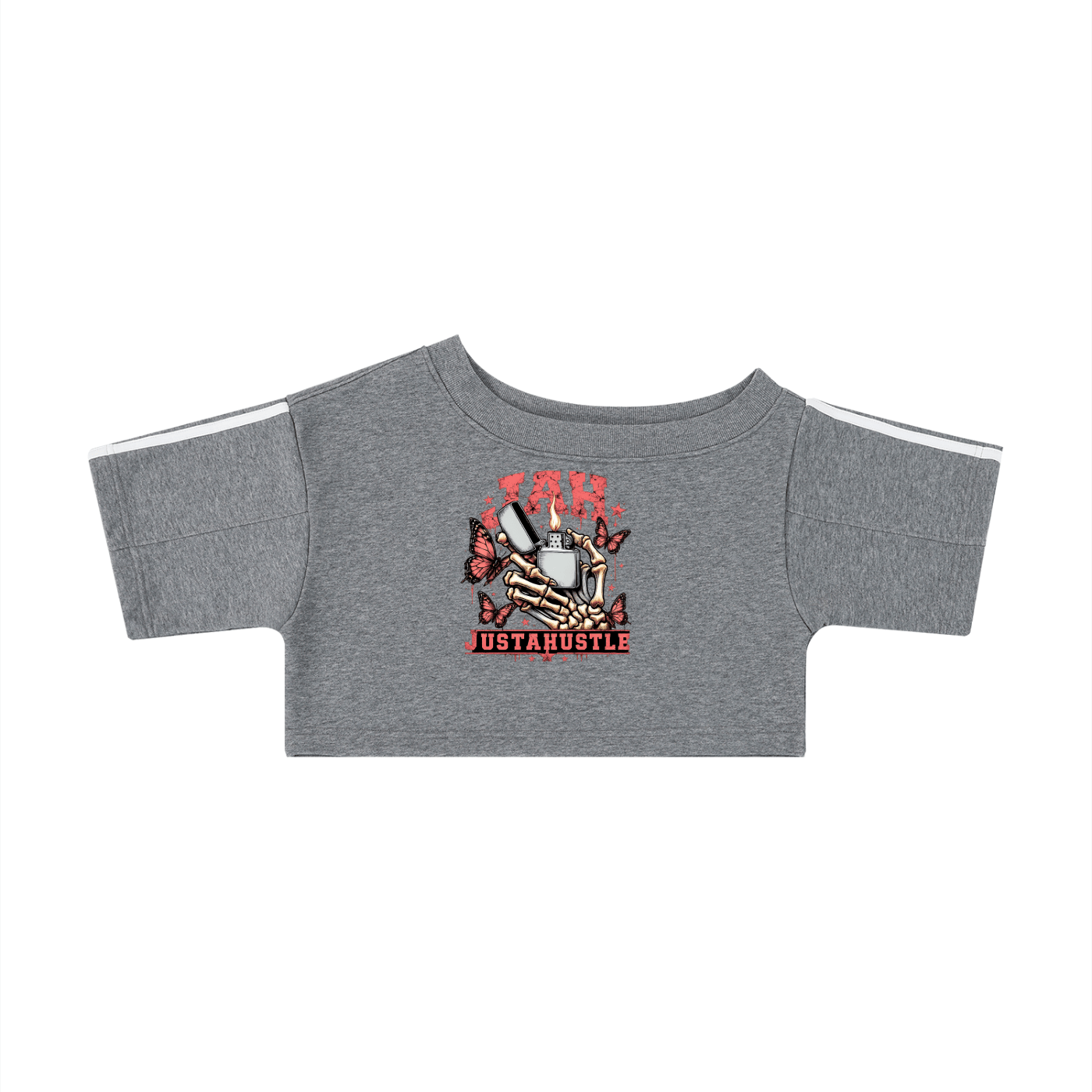 Women's Off-the-Shoulder JAH  Crop T-Shirt