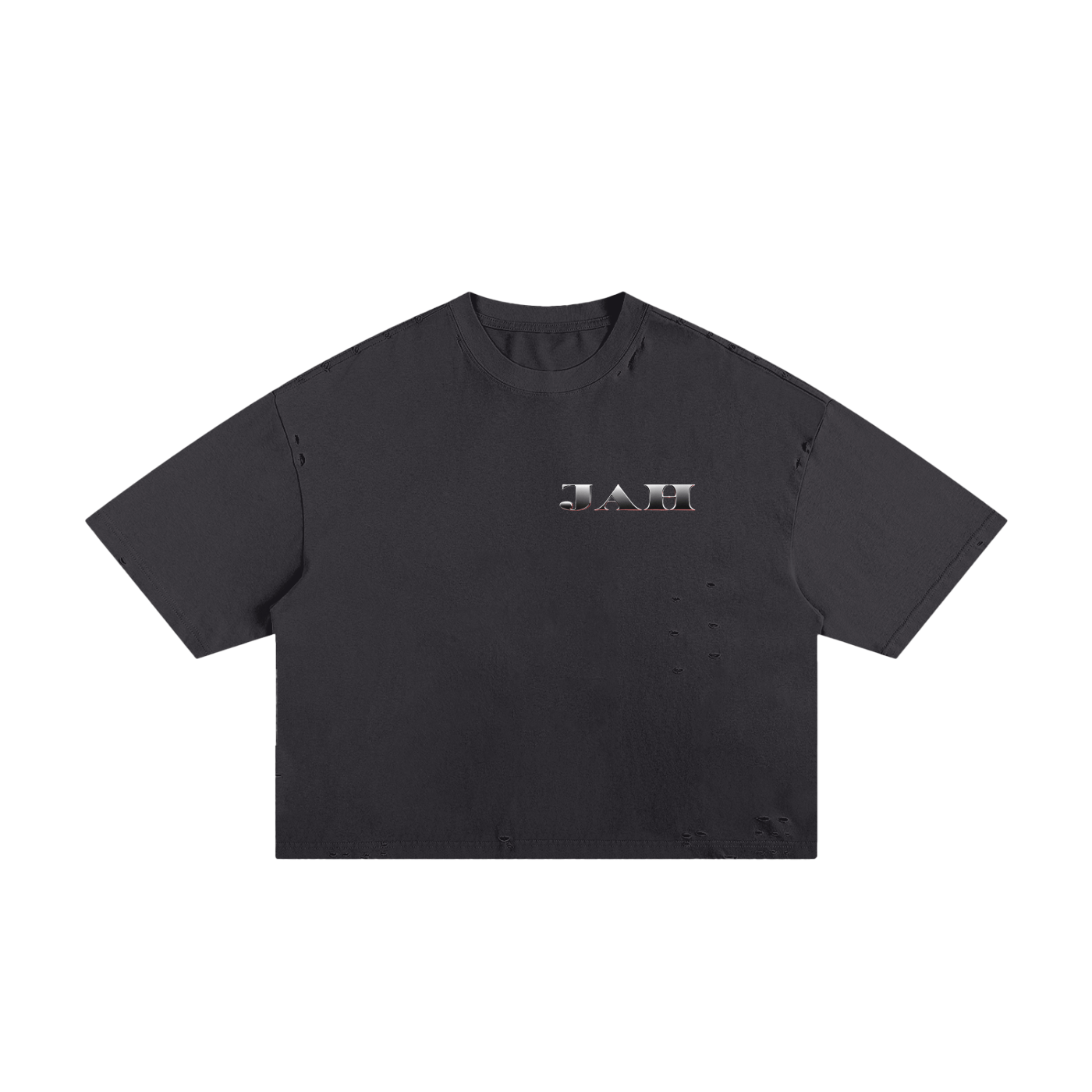 JAH  Frayed Boxy Tee