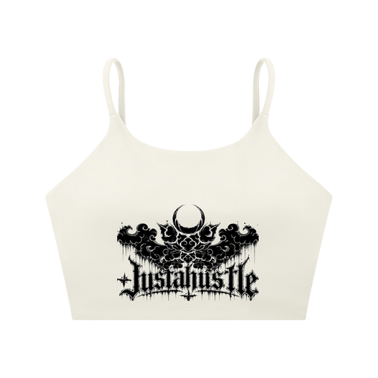 Midnight Ambition Spaghetti Strap Yoga Sports Bra