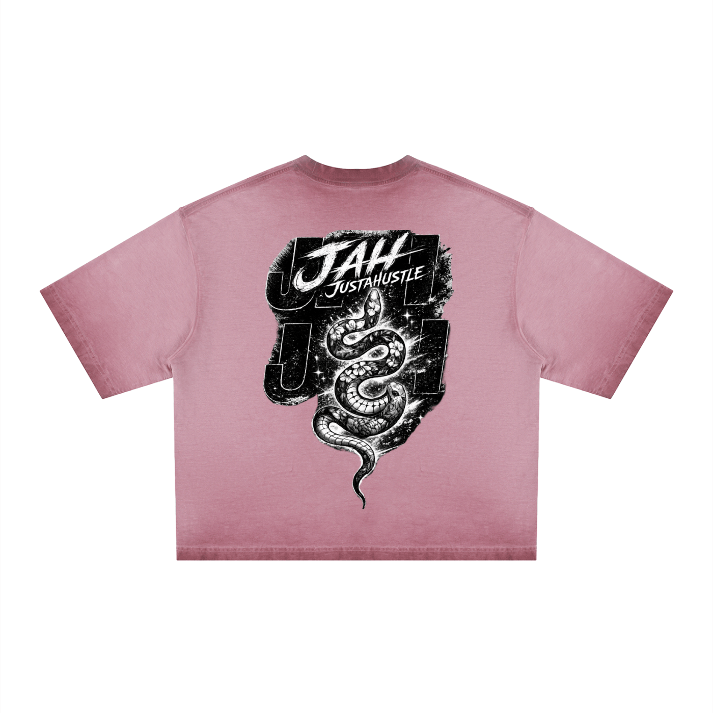 Monochrome Hustle Dyed Boxy T-Shirt