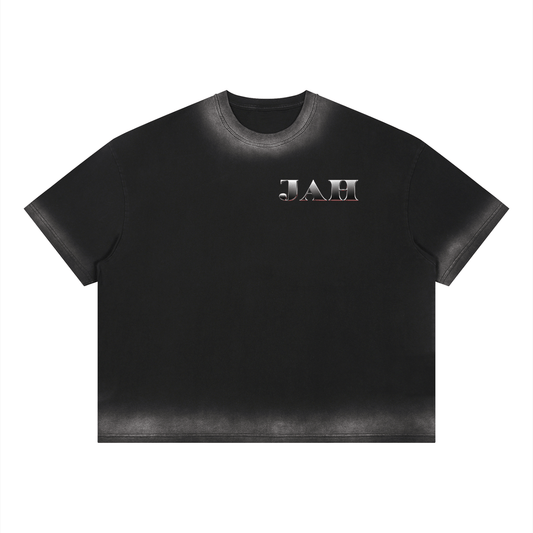 Ying Yang Boxy Sunfade Vintage Wash T-Shirt