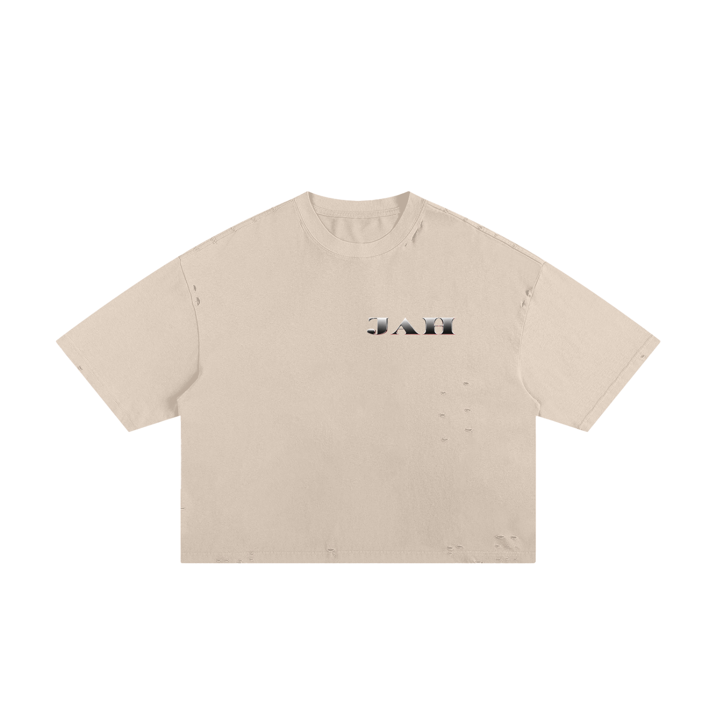 JAH  Frayed Boxy Tee