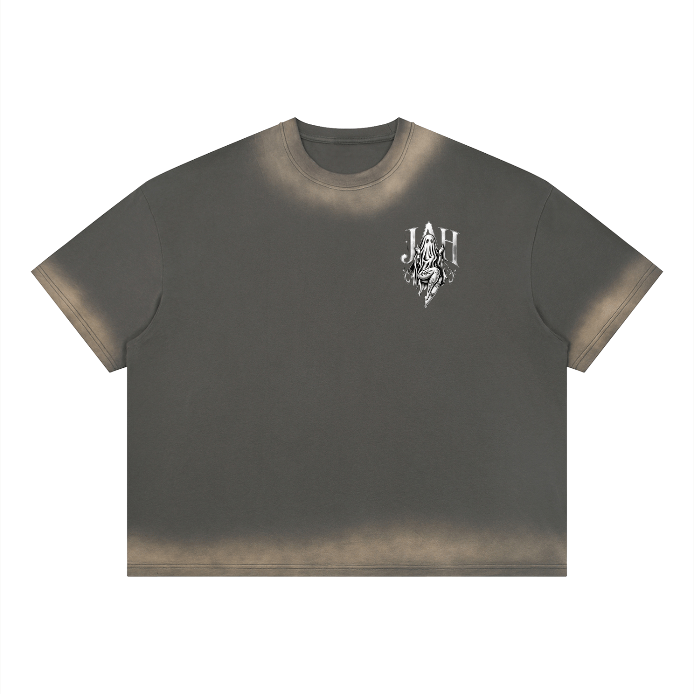 Hustle Mark Sunfade Vintage Wash T-Shirt