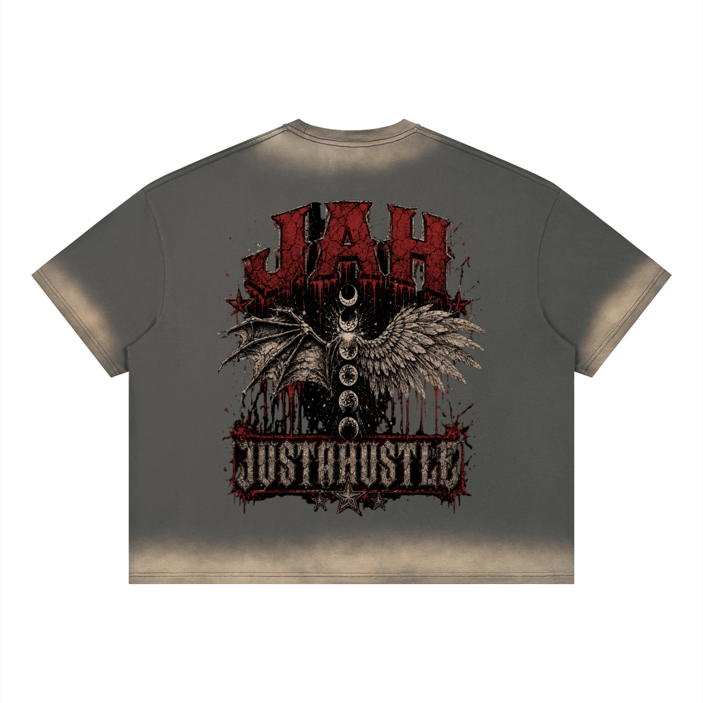 Jah D&A Boxy Sunfade Vintage Wash T-Shirt