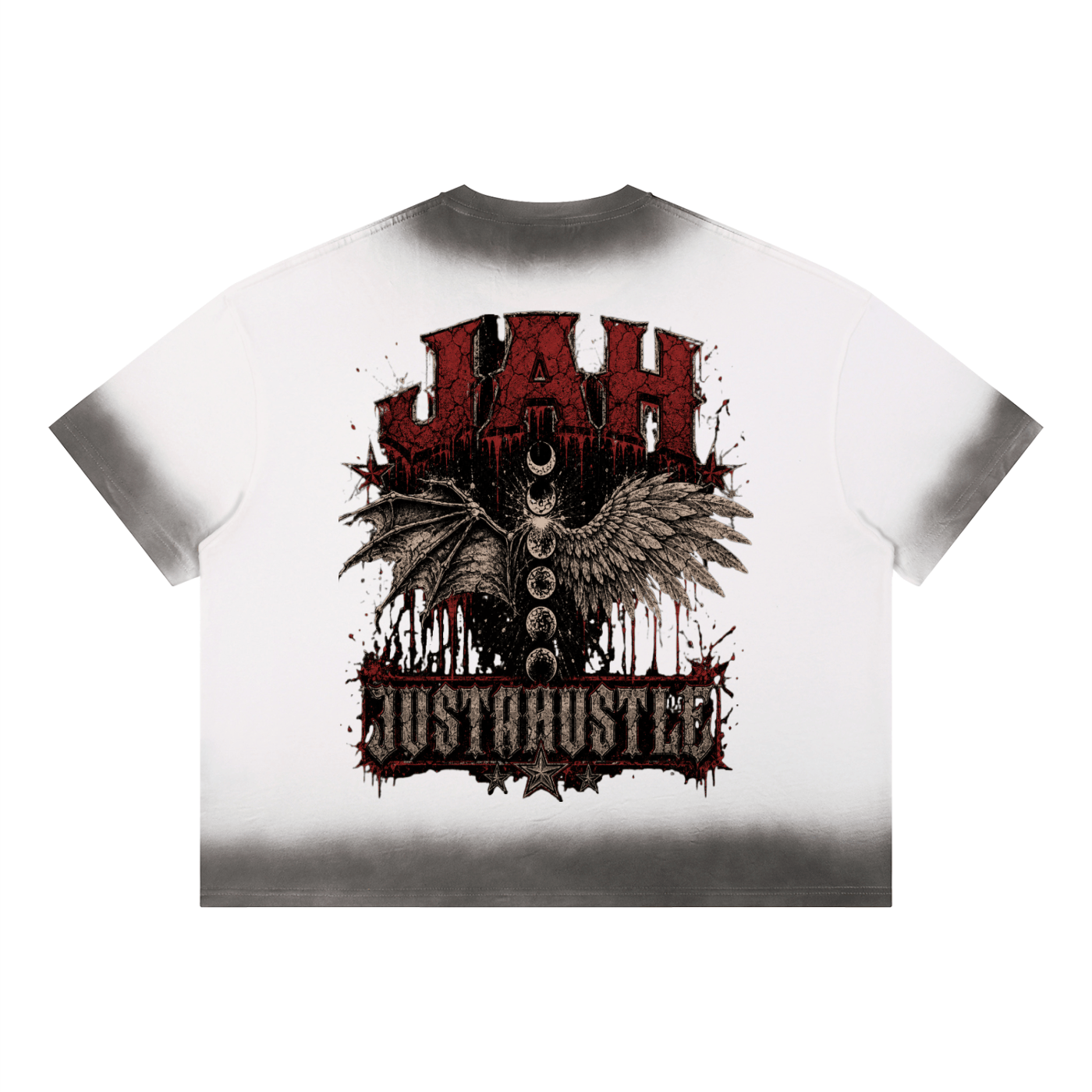 Jah D&A Boxy Sunfade Vintage Wash T-Shirt