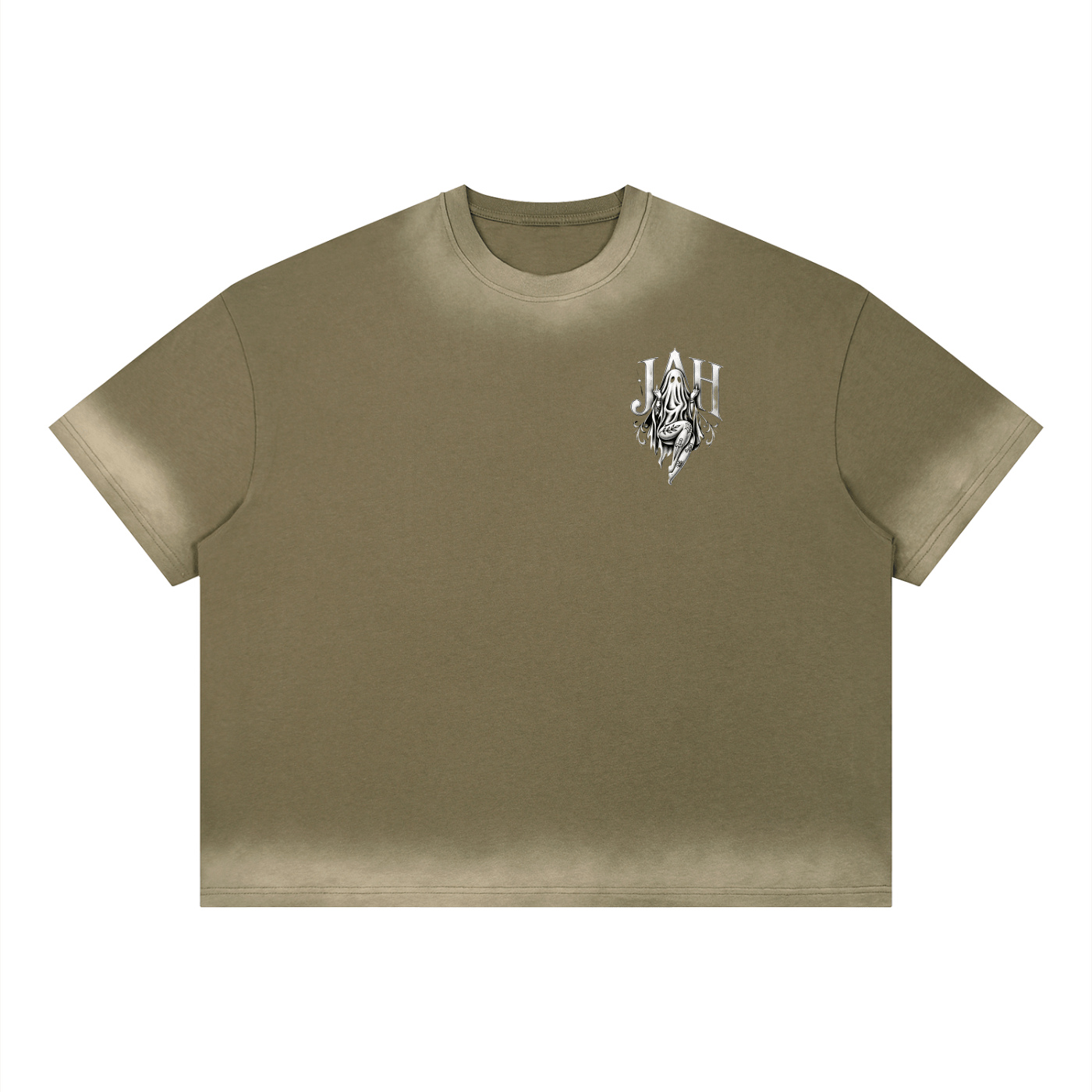 Hustle Mark Sunfade Vintage Wash T-Shirt