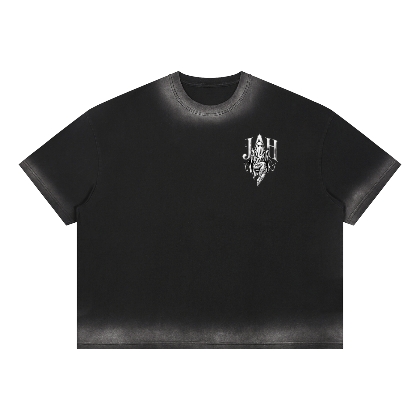 Hustle Mark Sunfade Vintage Wash T-Shirt