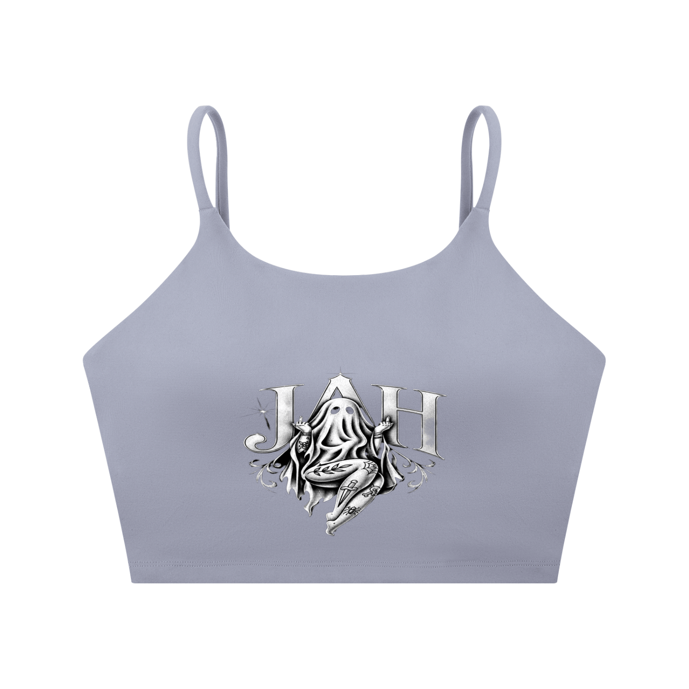 Ghostly Jah Spaghetti Strap Yoga Sports Bra