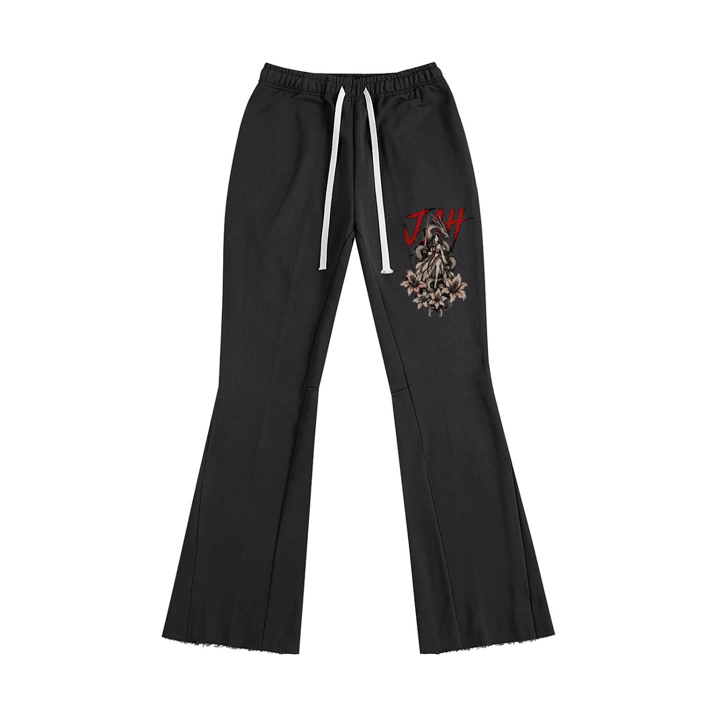 ODMPOD Fray & Bloom Flared Sweatpants JustAHustle Premium Hustle Apparel