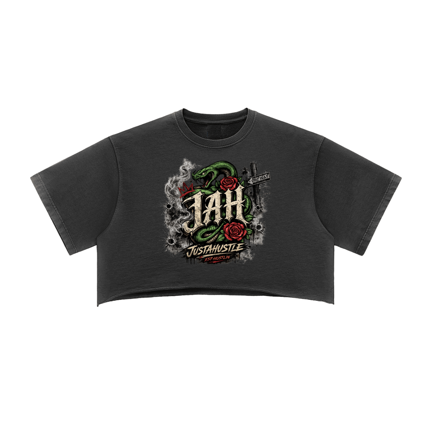 ODMPOD Hustle Viper Crop Top JustAHustle Premium Hustle Apparel