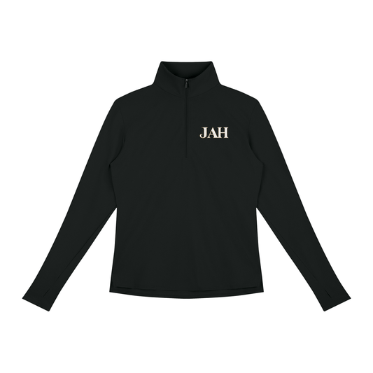 ODMPOD JAH Women Quarter-Zip Yoga Pullover JustAHustle Premium Hustle Apparel