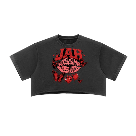 ODMPOD Kiss & Hustle Crop Top JustAHustle Premium Hustle Apparel
