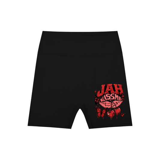 ODMPOD Kiss Me JAH Biker Shorts JustAHustle Premium Hustle Apparel
