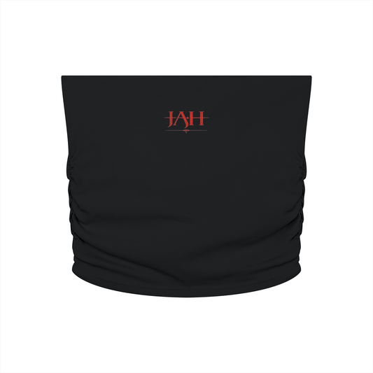 ODMPOD NEW JAH LOGO Cropped Yoga Tube Top JustAHustle Premium Hustle Apparel