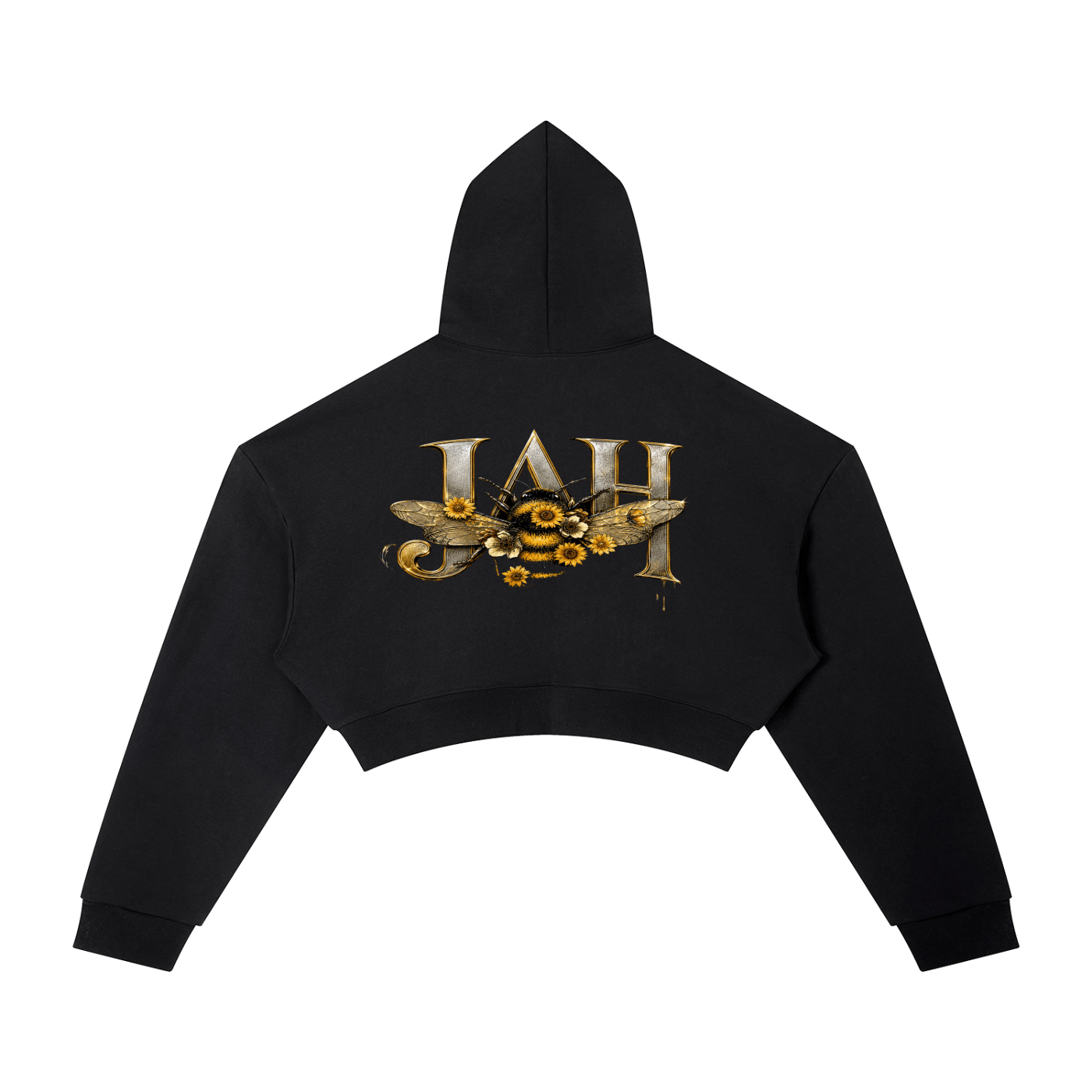 ODMPOD Spring Bee Cropped Hoodie JustAHustle Premium Hustle Apparel