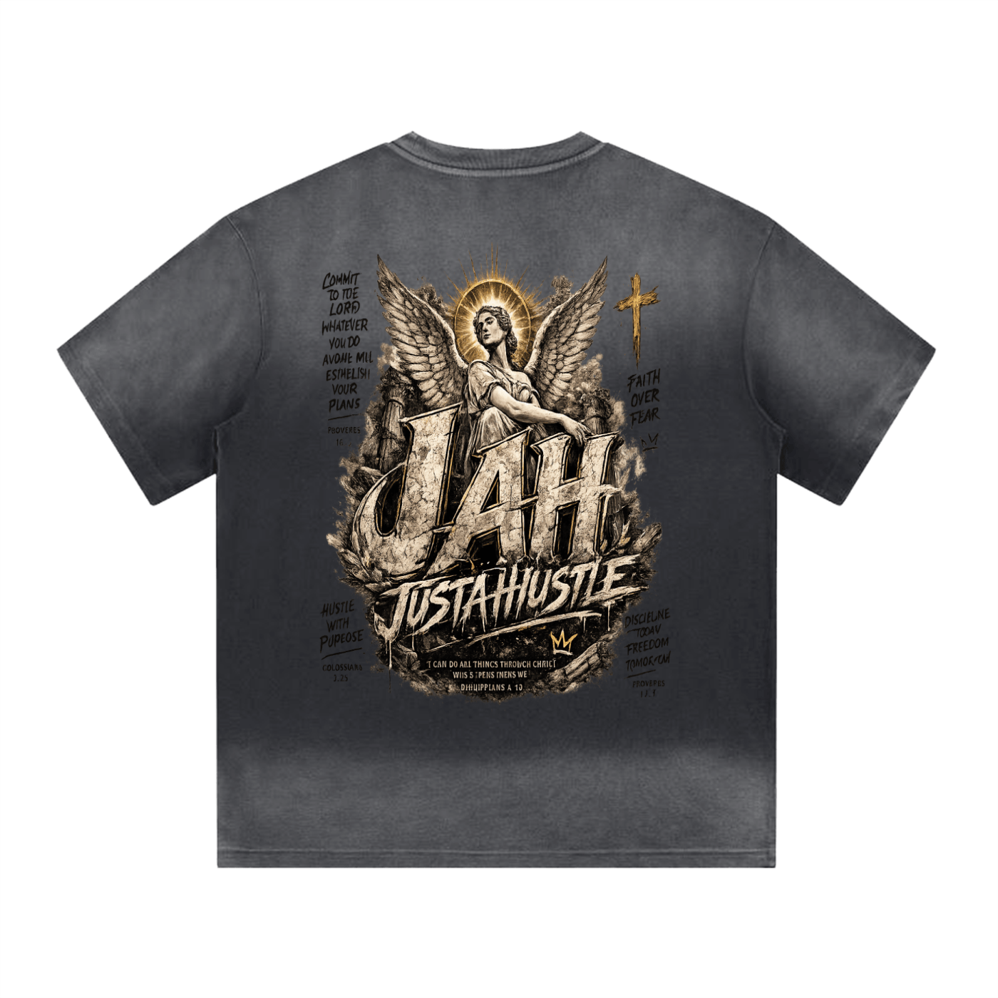 ODMPOD Statue Grind T-Shirt JustAHustle Premium Hustle Apparel