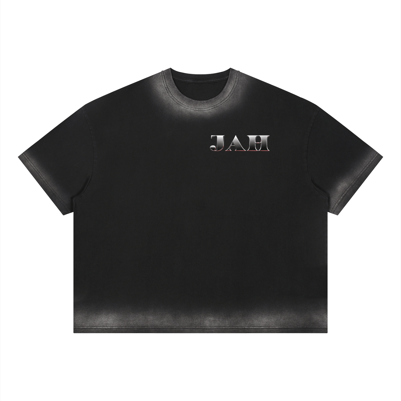 ODMPOD Ying Yang Boxy Sunfade Vintage Wash T-Shirt JustAHustle Premium Hustle Apparel