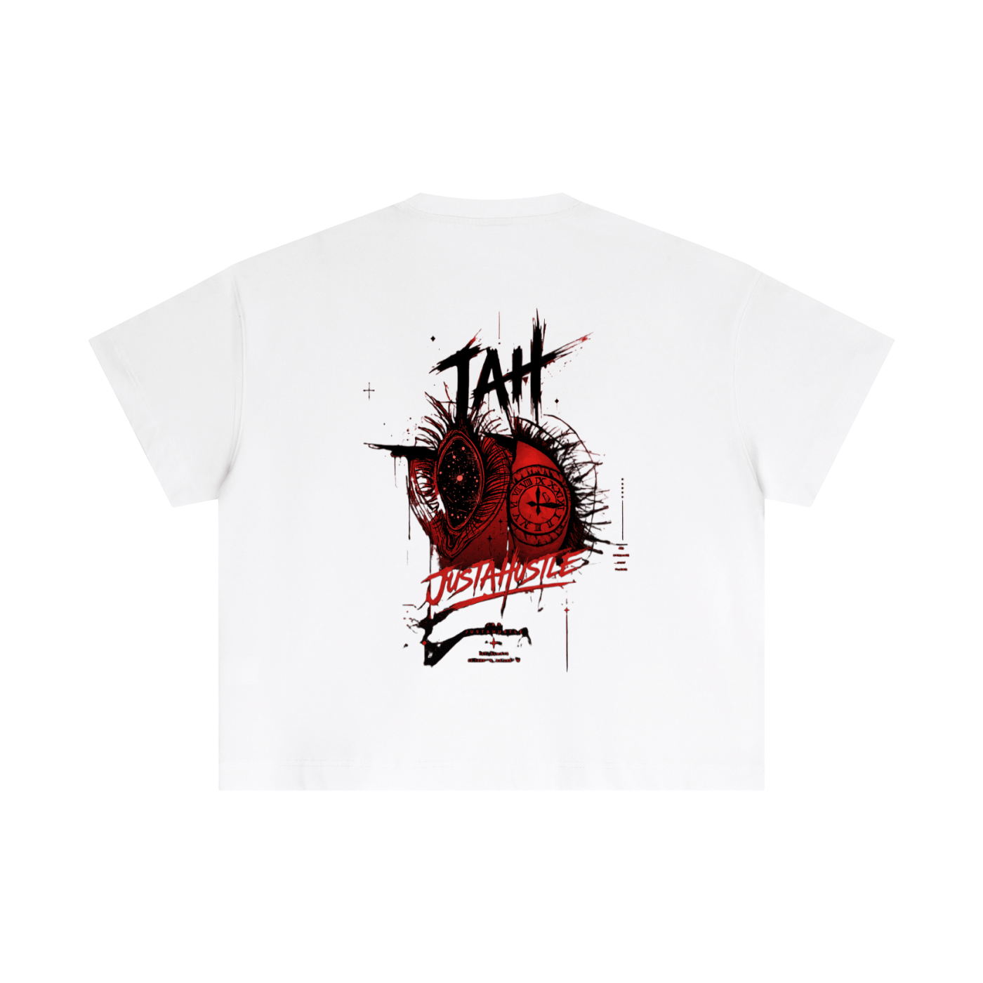 ODMPOD EYE OF THE HUSTLE Boxy T-Shirt JustAHustle Premium Hustle Apparel