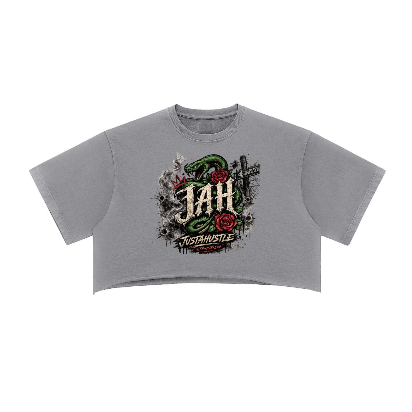 ODMPOD Hustle Viper Crop Top JustAHustle Premium Hustle Apparel
