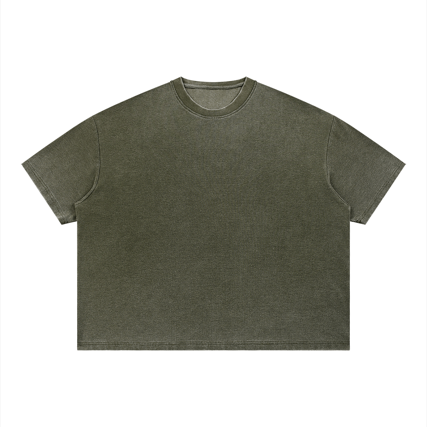 ODMPOD Jah Snake Vintage Wash Sunfade Boxy Waffle T-Shirt JustAHustle Premium Hustle Apparel