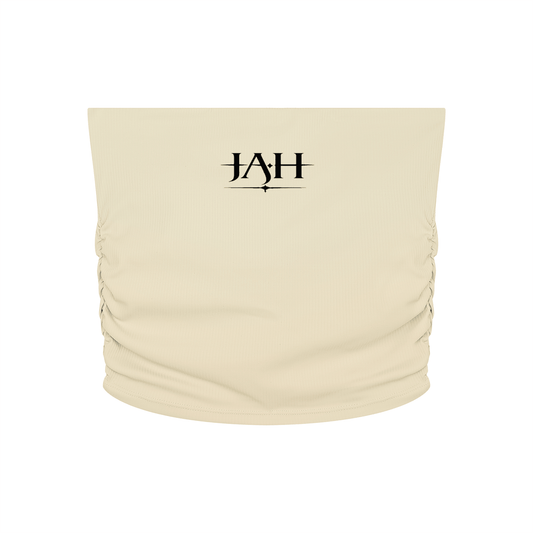 ODMPOD NEW JAH LOGO Cropped Yoga Tube Top JustAHustle Premium Hustle Apparel
