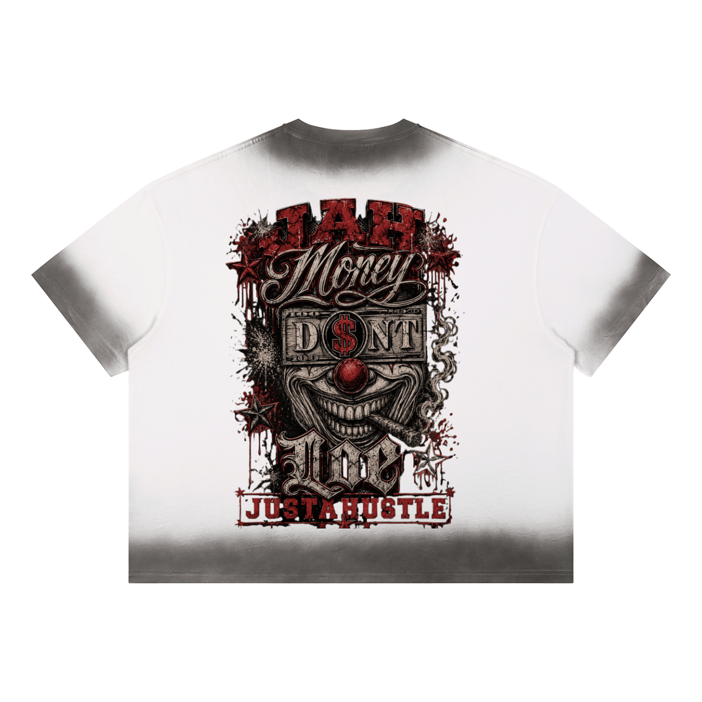 ODMPOD JAH MDL Boxy Sunfade Vintage Wash T-shirt JustAHustle Premium Hustle Apparel